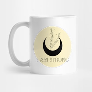 Affirmation Collection - I Am Strong (Yellow) Mug